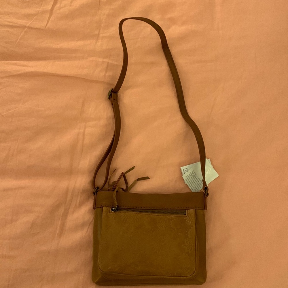 Beautiful Genuine Leather Cross Body Bag by The Sak - NWT
